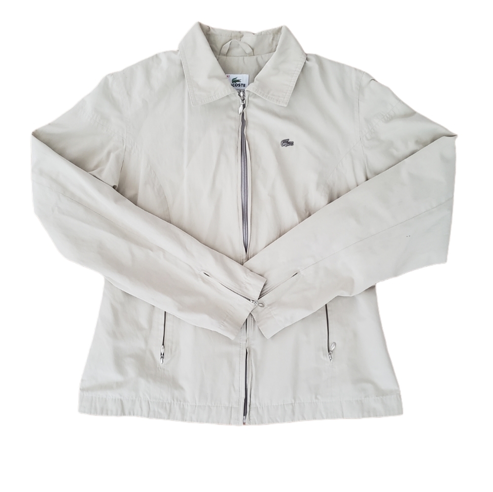 Women's Lacoste Beige Light Jacket - 42